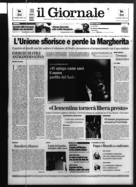 Il giornale : quotidiano del mattino